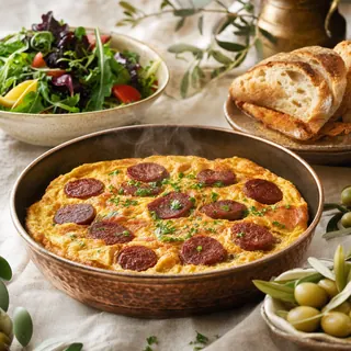 Soujouk Omelette